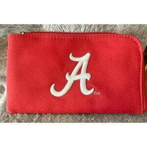 Alabama Crimson Tide Red Wristlet Wallet With Zip Closure By Charm 14